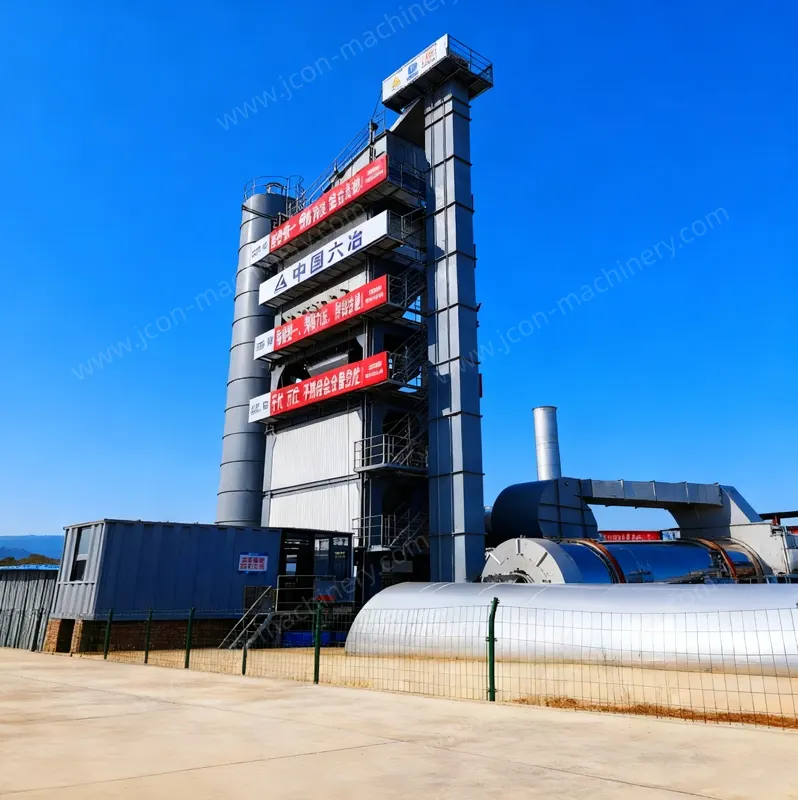 Centrale d’enrobage à cycle discontinu forcé