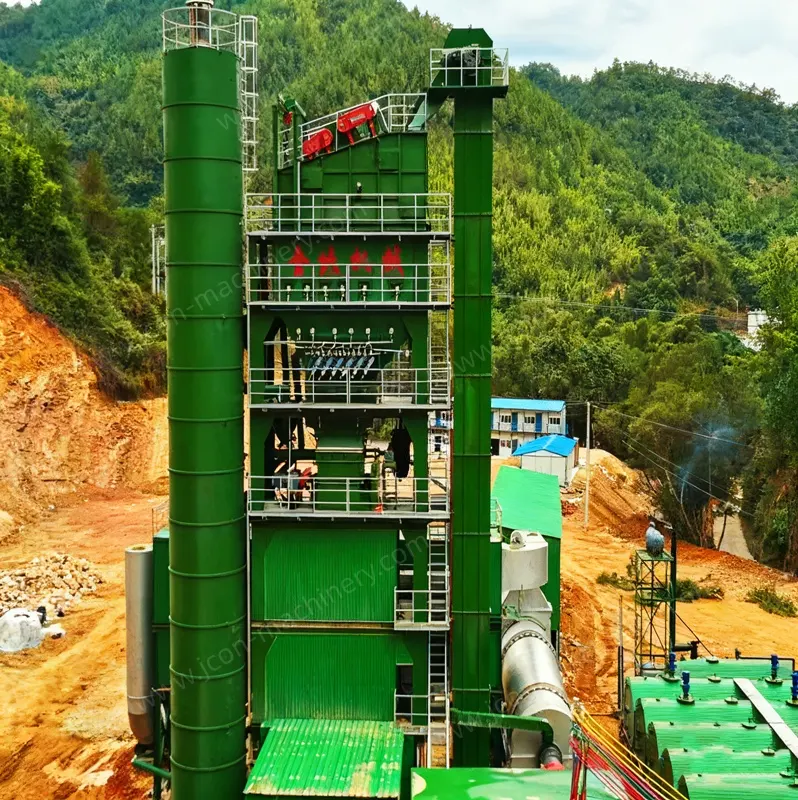 Centrale d’enrobage à cycle discontinu forcé