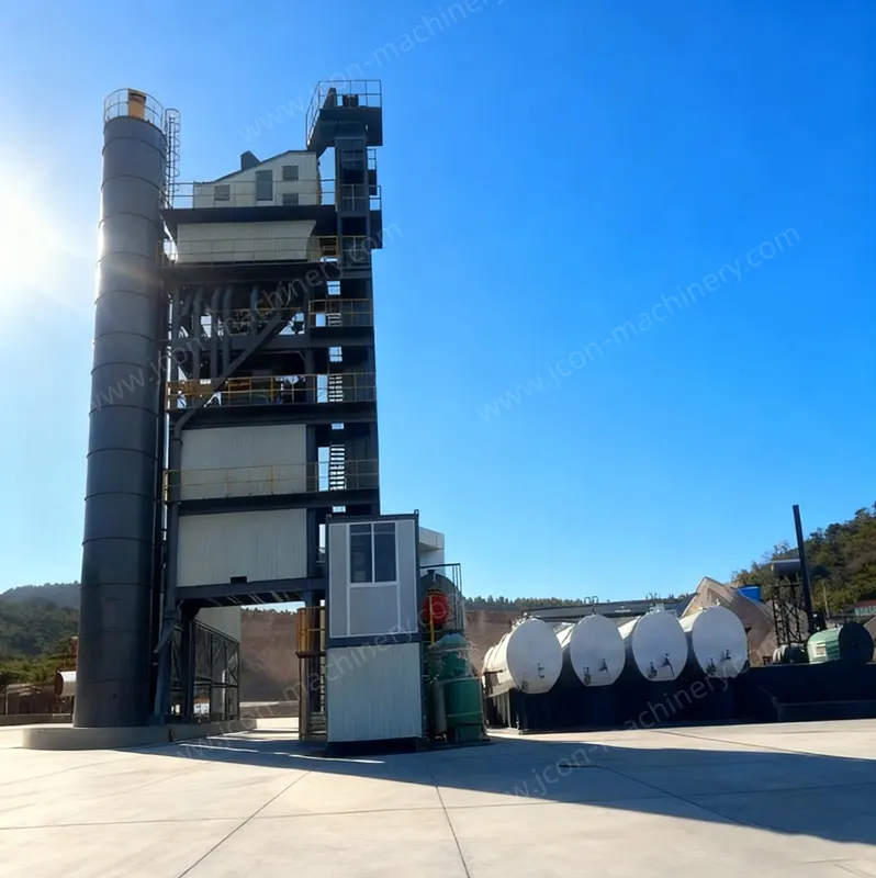 Centrale d’enrobage à cycle discontinu forcé