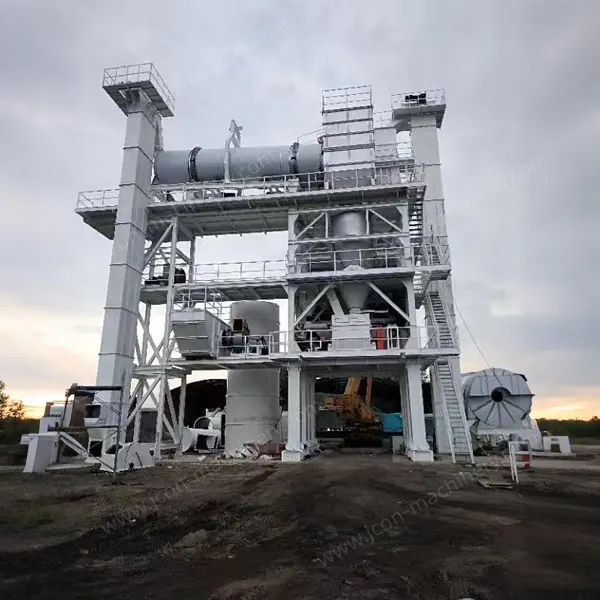 Centrale de malaxage d’asphalte intégrée à cycle forcé