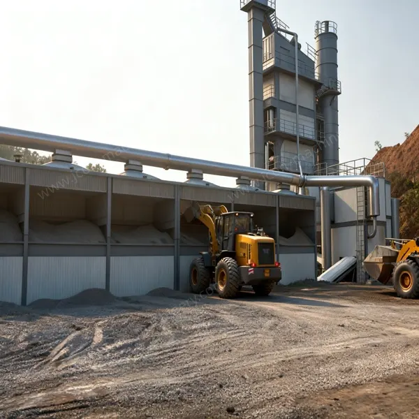 Centrale d’enrobage écologique à cycle discontinu forcé