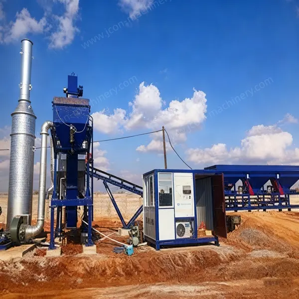 Centrale d’enrobage continue (à tambour)