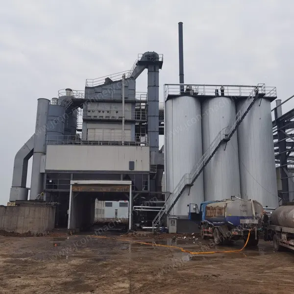 Centrale de malaxage d’asphalte intégrée à cycle forcé